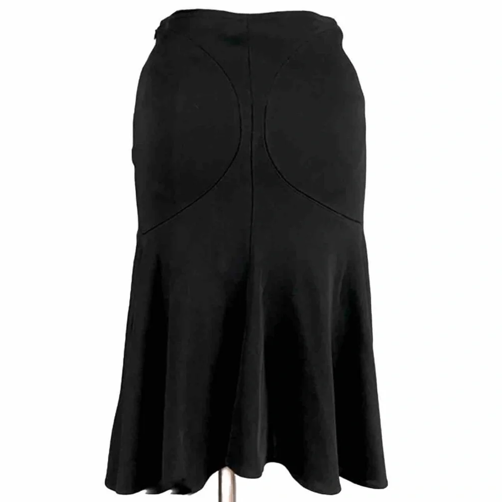 Vintage ALAÏA Fitted Stretch Tulip Flare Designer Skirt - Picture 11 of 16